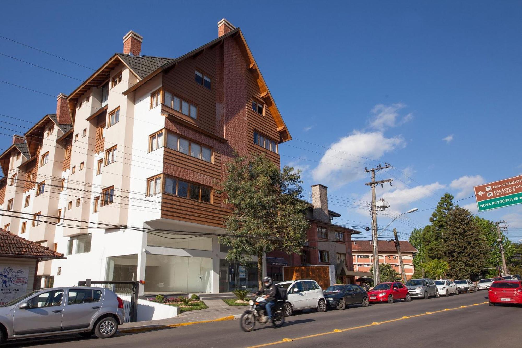 400 Metros, Rua Coberta - Centro - Solar Da Encosta Apartment Gramado Exterior foto